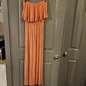 Forever 21 Orange Maxi Dress